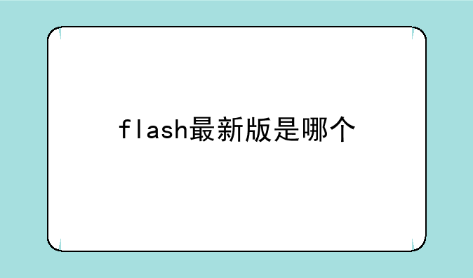 flash最新版是哪个