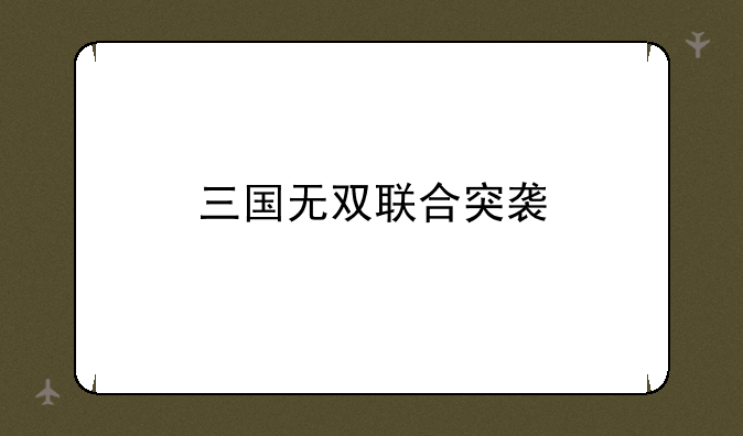 三国无双联合突袭