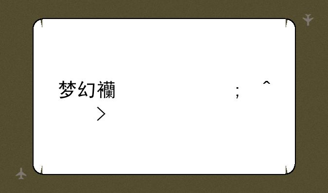 梦幻西游破碎无双