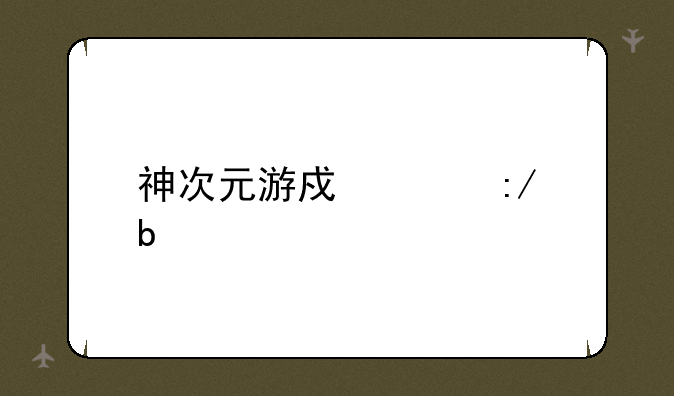 神次元游戏海王星