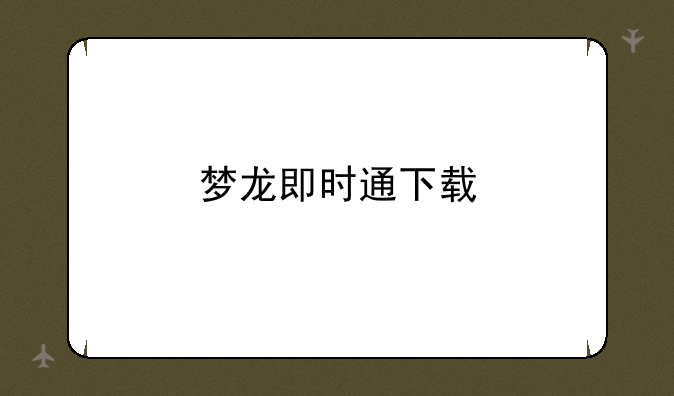 梦龙即时通下载