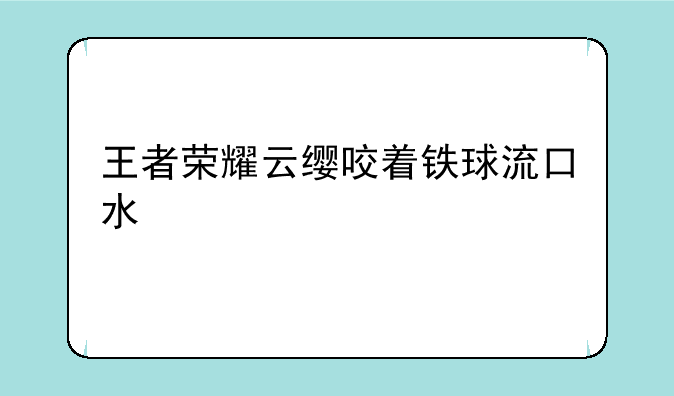 王者荣耀云缨咬着铁球流口水