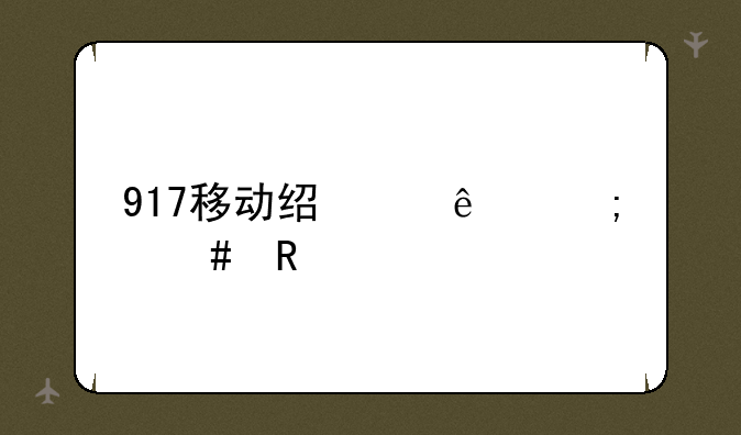 917移动经纪人怎么用
