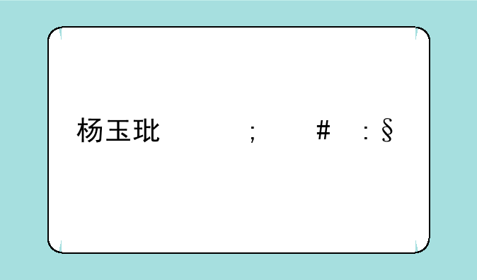 杨玉环怎么玩才厉害