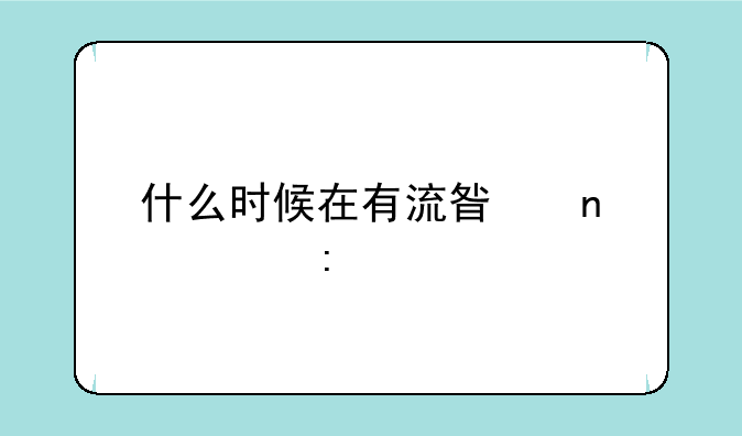 什么时候在有流星雨出现