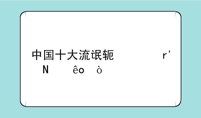 中国十大流氓软件有哪些？