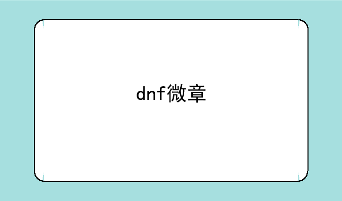 dnf微章