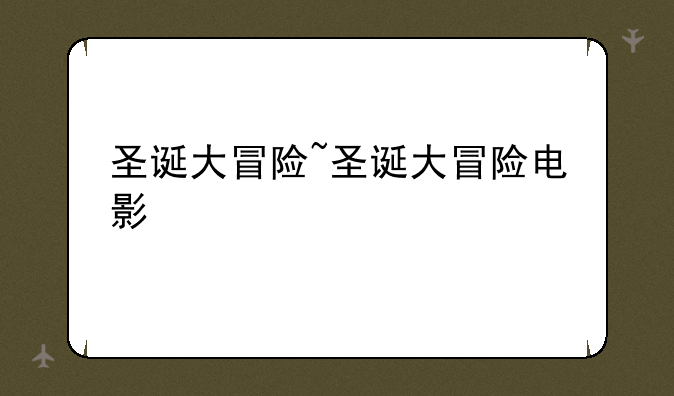 圣诞大冒险~圣诞大冒险电影