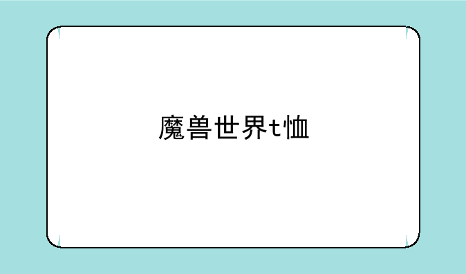 魔兽世界t恤